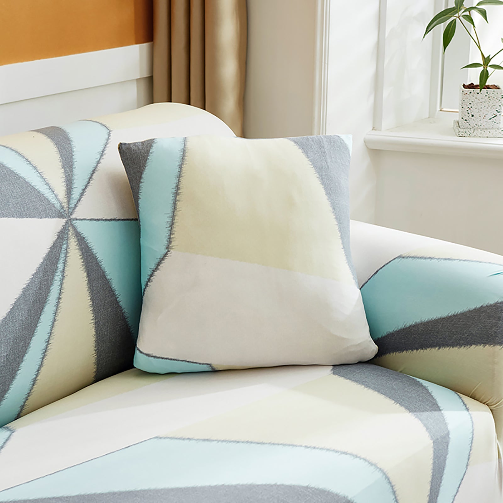 Stretch Sofa Cover (Irregular Geometry)