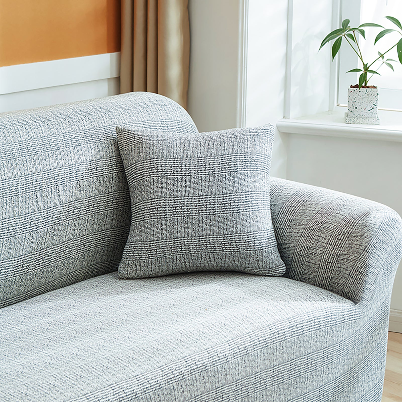 Stretch Sofa Cover (Fashion Gray)