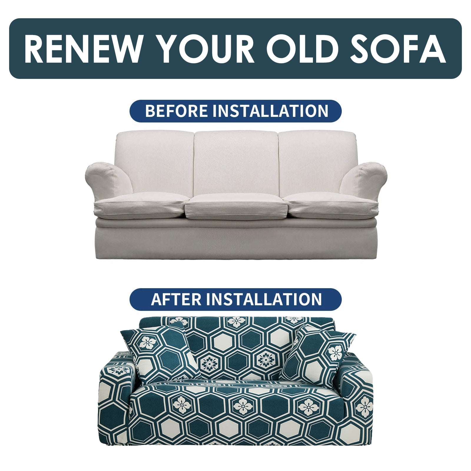 Stretch Sofa Cover (H1ycomb)