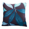 Stretch Sofa Cover (Blue Leaves)