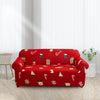 Stretch Sofa Cover (Christmas Red)