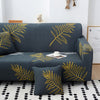 Stretch Sofa Cover (Golden Leaves)