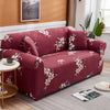 Stretch Sofa Cover (Red Bouquet)