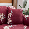 Stretch Sofa Cover (Red Bouquet)