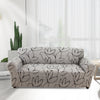 Stretch Sofa Cover (Dark Grey Stripes)