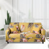 Stretch Sofa Cover (Yellow Leaves)